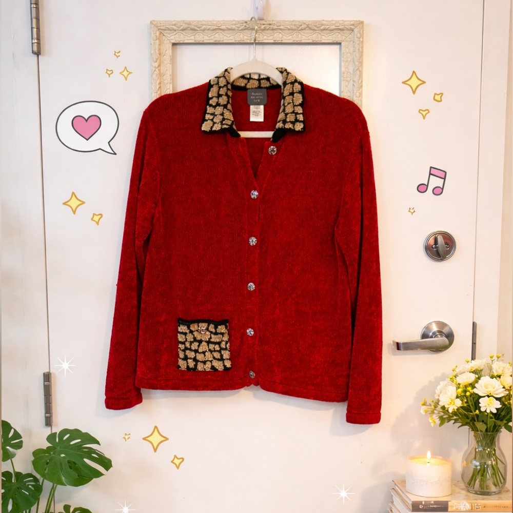 SUSAN BRISTOL LTD. | Ramie Blend Chenille Cardigan
